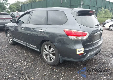 2013 Nissan Pathfinder Platinum from USA, damaged, VIN 5N1AR2MM5DC677046